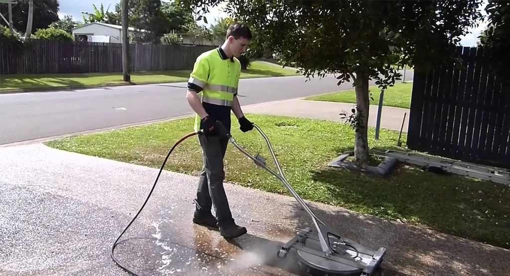 Driveway washing